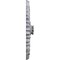 Ekena Millwork Lariah Medallion (Canopies up to 1 3/8"), 24 3/4"OD 1 3/8"ID x 3 1/4"P, Ultra Pure White Crackle CM24LAUWC - alternate 2